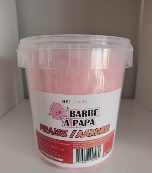 Barbe a papa fraise