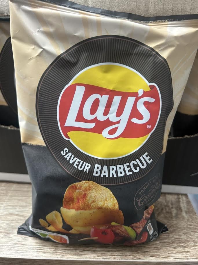 Petit paquet de chips barbecue