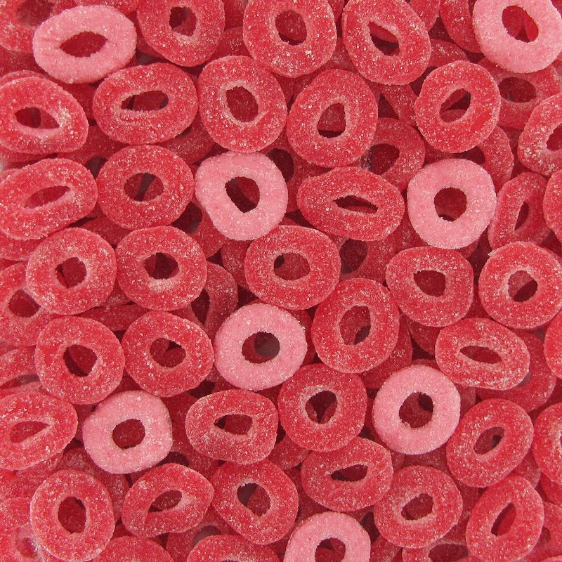 Anneaux fraise 100g ( halal )