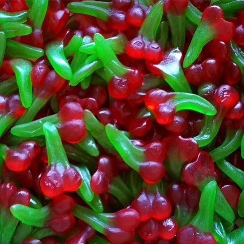 Cerise lisse 100g ( halal )